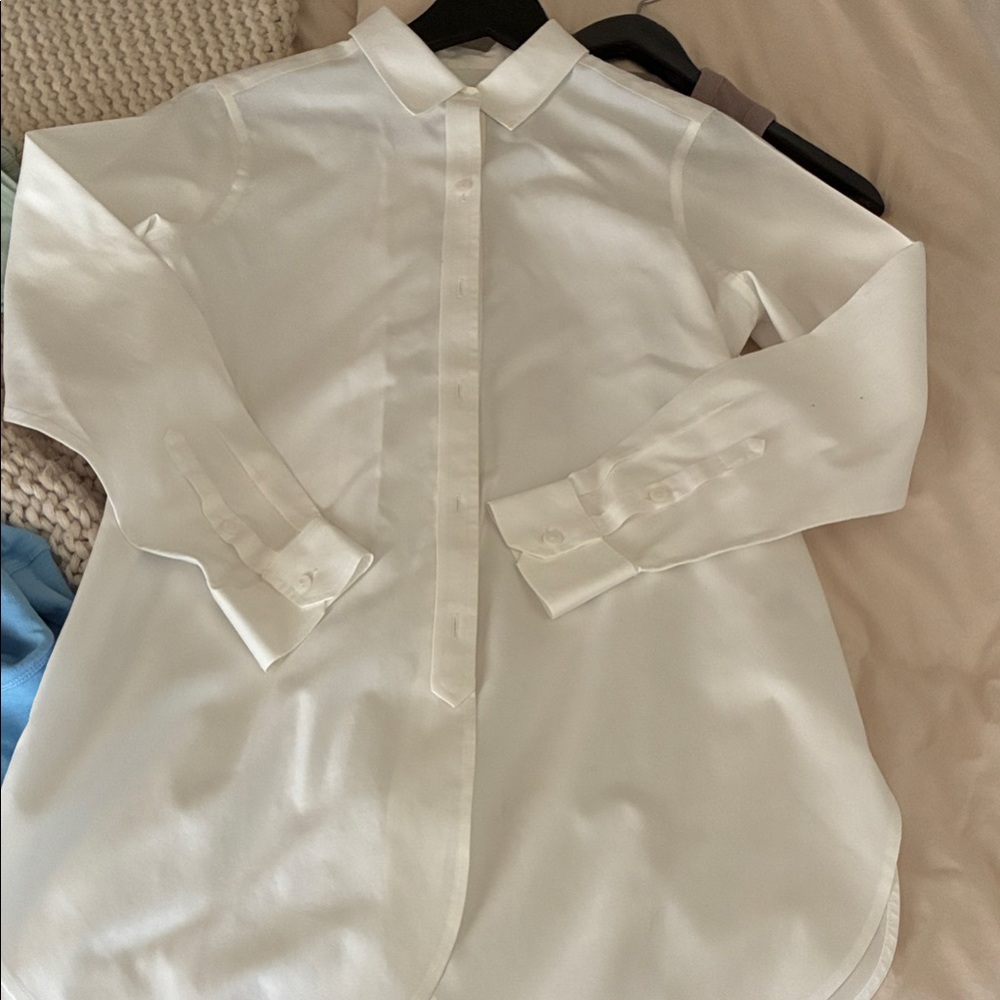 Foxcroft White Tunic Top